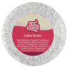 Cake Board round silver cm 12.5 diameter, 12 mm thick