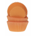 Caissettes mini cupcakes orange, 60 pièces
