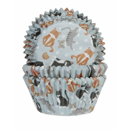 Baking Cups Cats, 50 pieces