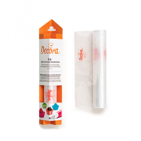 Decora Einweg Spritzbeutel, 40 cm, 24 Stück