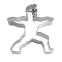 Cookie cutter Yoga "warrior", 7.5 cm