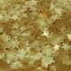 RD - Glitter comestible forme - Étoiles dorées métallisés