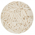 Funcakes - Confettis bâtonnets géants blanc, 70  g
