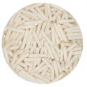 Funcakes - Confetti sugar rods XL white, 70 g