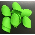 Aneta Dolce -  Grandes feuilles vertes, 4 cm, 10 pièces