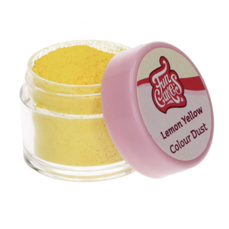 Funcakes - Colorant alimentaire en poudre jaune, 2.5 g