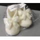 Aneta Dolce -  Déco sucre chaussons bébé blanc, env. 6.5 x 3 cm