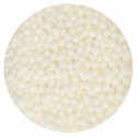 Funcakes - Perles comestibles au coeur tendre blanche, env. 4mm., 60 g