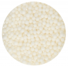 Funcakes - Essbare weiche Perlen weiss, ca. 4 mm, 60 g