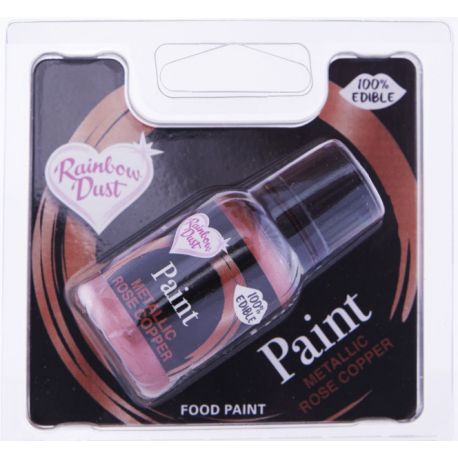 RD - Lebensmittelfarbe metallisch rosa copper (ohne E171), 24 g