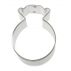 Ausstecher - Ring mit Diamant, 7.5 cm