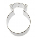 Cookie Cutter diamond ring, 7.5 cm