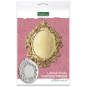 Katy Sue -  Silicon mould Large Oval Vintage Frame