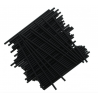 Black Lollipop Sticks. Plastic 15 cm, 25 pieces
