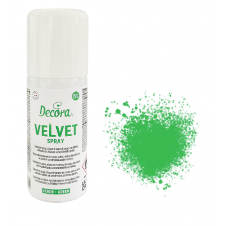PRO - Decora - Lebensmittel Spray Samt grün, 100 ml