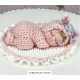 Karen Davies - Silicon mold sleeping baby with pyjama