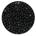 Funcakes grosse essbare Perlen schwarz, 7 mm, 80 g