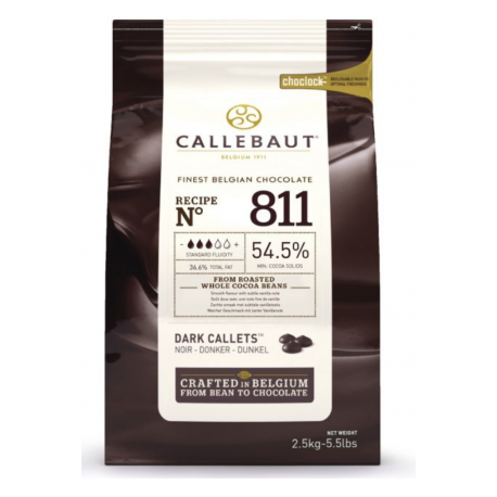 PRO - Callebaut - Dark chocolate drops, 2.5 kg