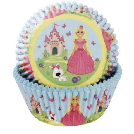 Caissettes à cupcakes Princesse, 50 pièces