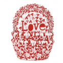 Caissettes à cupcakes Love / Amour, 50 pièces