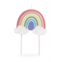 Bougies arc-en-ciel, 12 cm