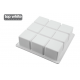 Silikomart - Moule en silicone Cubik 1400, 172 x 172 mm
