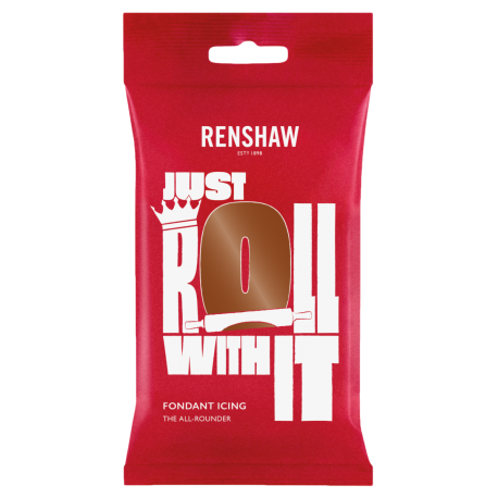 Renshaw - Dark Brown fondant, 250 g