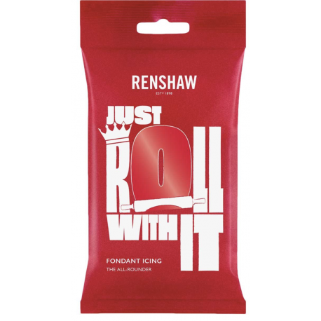 Renshaw - pâte à sucre rouge coquelicot, 250 g