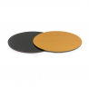 Cake Board Golden and black 40 cm diameter