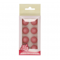 Funcakes - Perles choco rose, Ø 2 cm