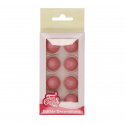 Funcakes Pearls choco pink, Ø 2 cm