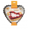 Decora - Heart tart pan, removable bottom, 25 x 23 cm