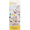 Wilton - Colourful dots & triangles, 20 pieces