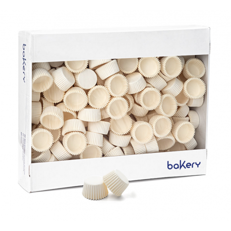 PRO - Baking Cups Mini size white, 2500 pieces