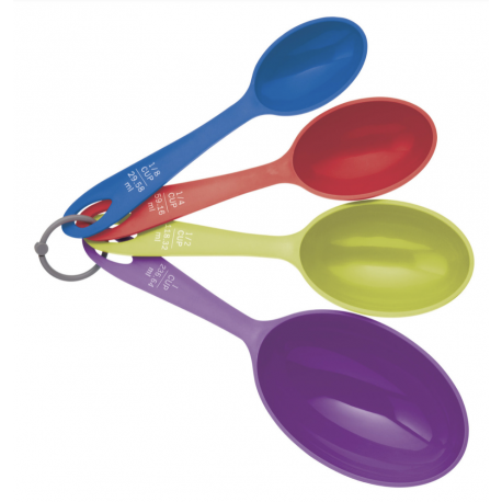 Colourworks - Plastic measuring cups, set of 4