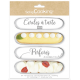 ScrapCooking - Tart ring perforated oval, 4.5x13 cm, 4 pieces