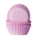 Caissettes mini cupcakes rose, 60 pièces