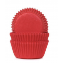 Red mini Cupcake Cups, 60 pieces