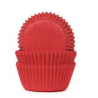 Mini Cupcake Backförmchen rot, 60 Stück
