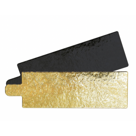 SCRAP COOKING 10 Runde Halterungen Gold/Schwarz – Ø 8 Cm, Aus Karton & PET-Folie – Zum Dekorieren Von Desserts