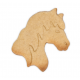 Cookie cutter horse head, 8 cm