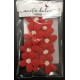Aneta Dolce -  Fleur de sucre Jasmin rouge, 10 pièces