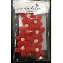 Aneta Dolce - Sugar flower Jasmin red, 10 pieces