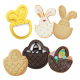 Decora - Basket & rabbit cookie cutter