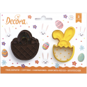 Decora - Basket & rabbit cookie cutter
