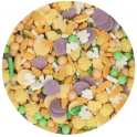 FunCakes - Medley confetti de sucre Pâques "Happy Easter", 65 g