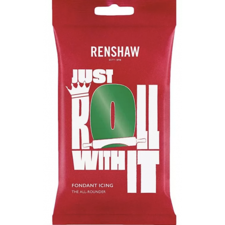 Renshaw - pâte à sucre vert émeraude, 250 g