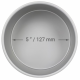 PME Moule rond extra profond, en aluminium, 12.7 cm x 10 cm