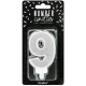 Candle silver sparkle number 9