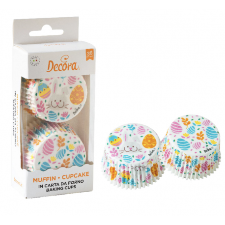Caissettes à cupcakes oeufs de Pâques, 36 pièces